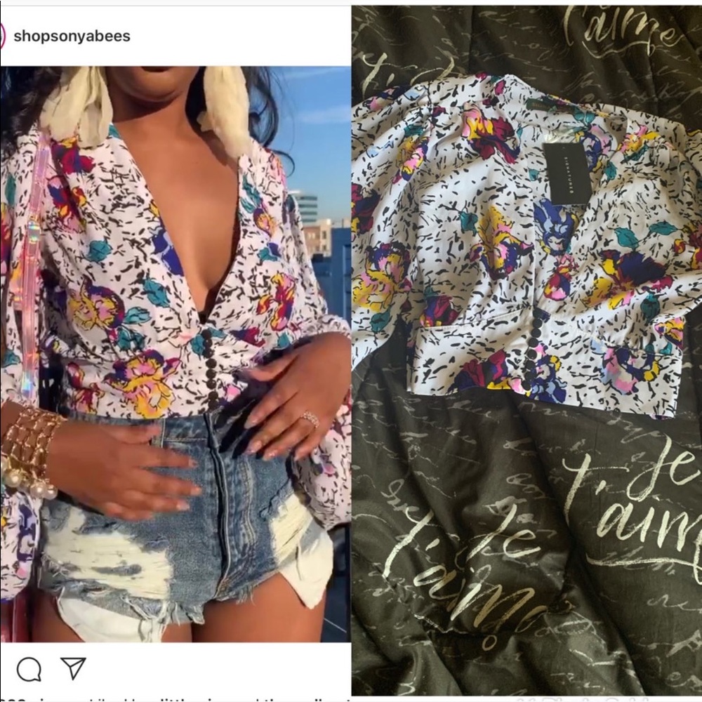 Cropped blouse